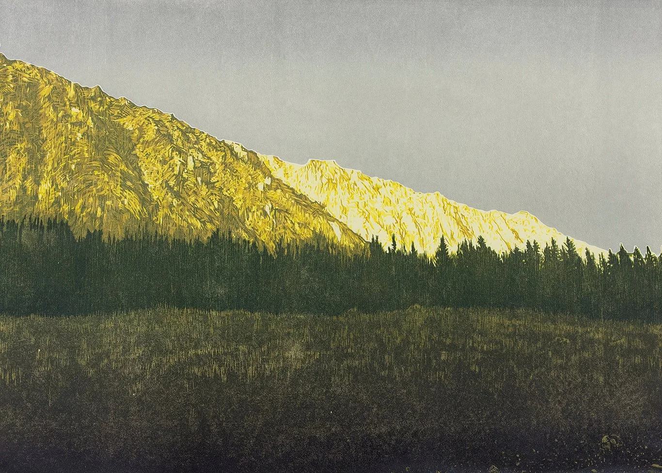 East Ridge of Mummy Mountain at Dusk