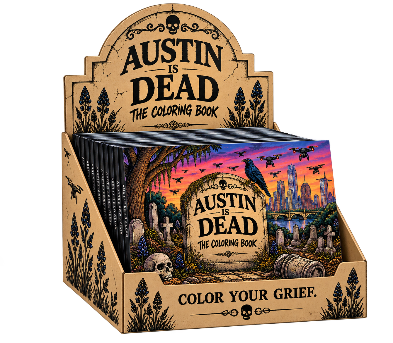 Austin is Dead, The Coloring Book