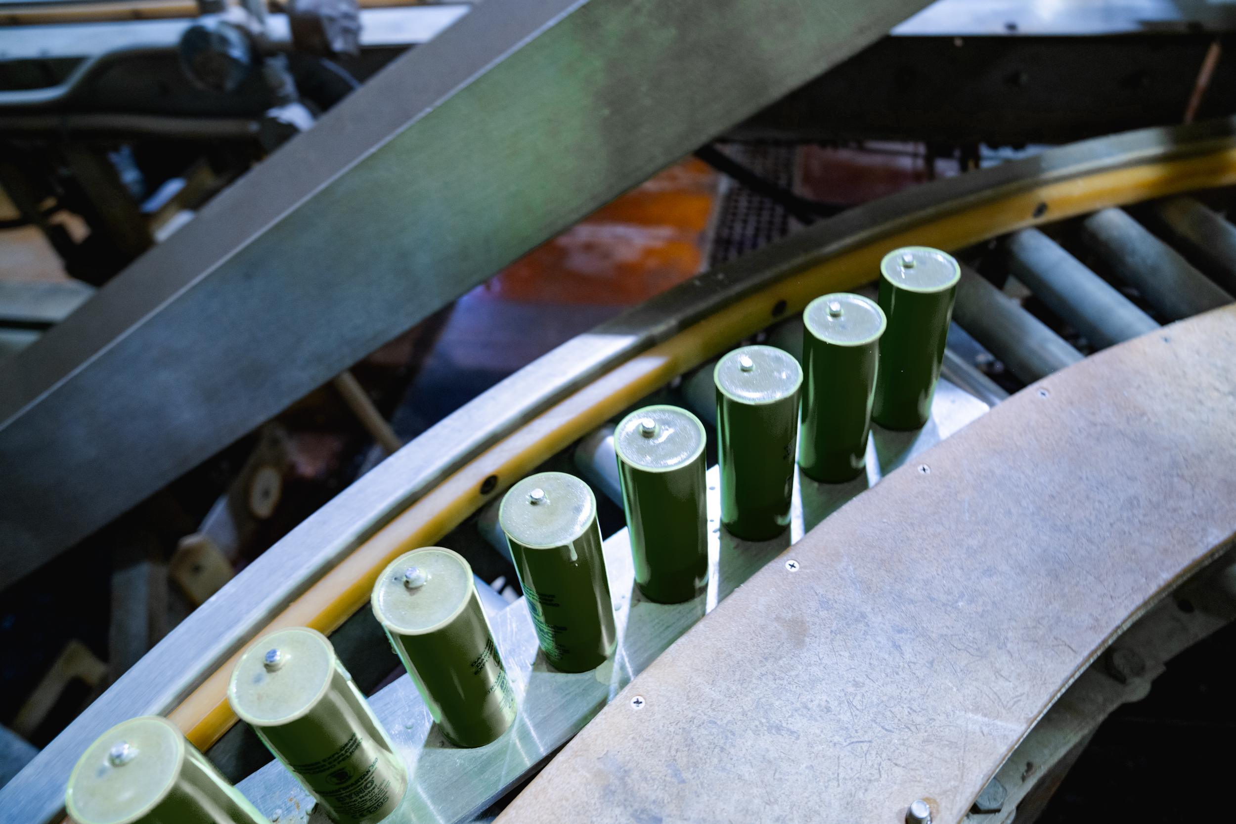 Close-up of cast boosters in the manufacturing stage.