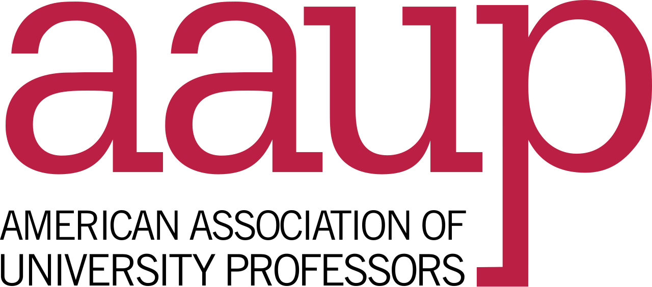 The word 'aaup' in large, lowercase maroon letters on a transparent background.