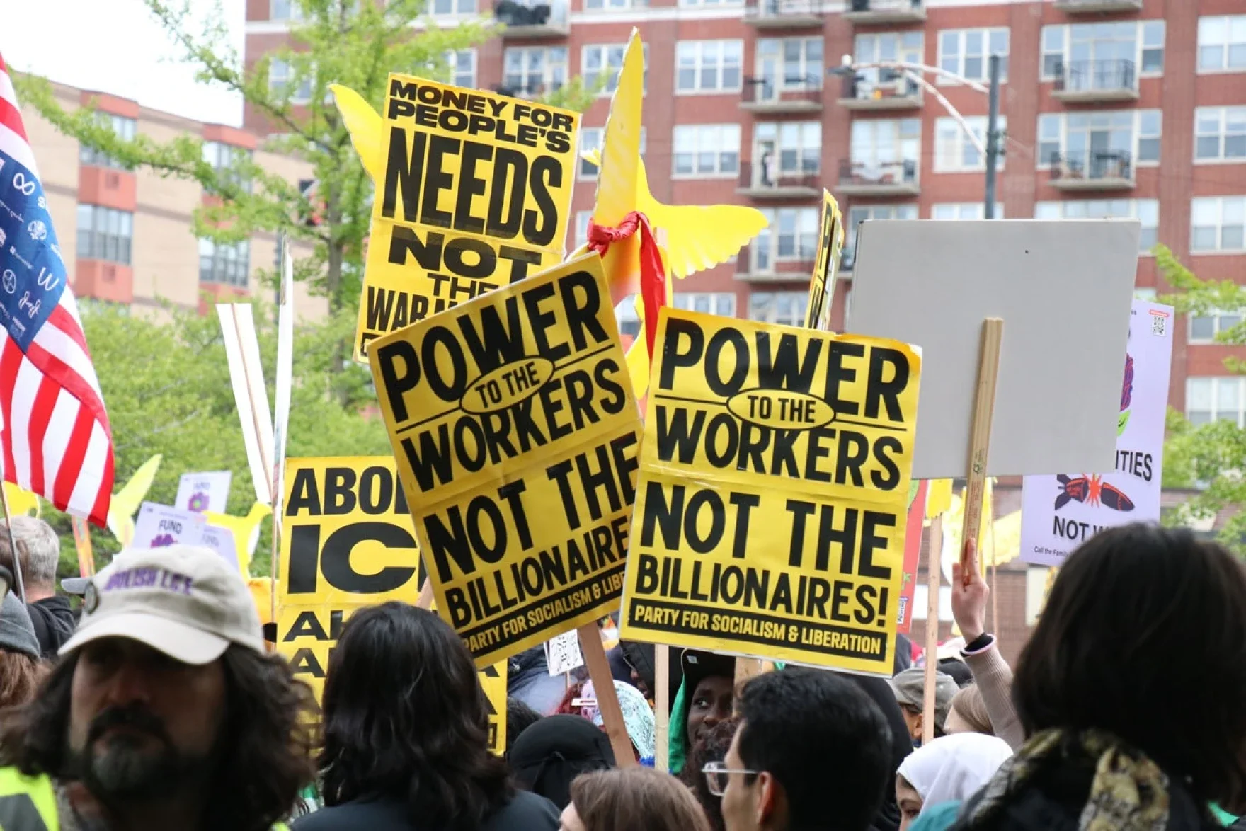 May Day protests across Illinois link labor, immigration rights and anti-war calls
