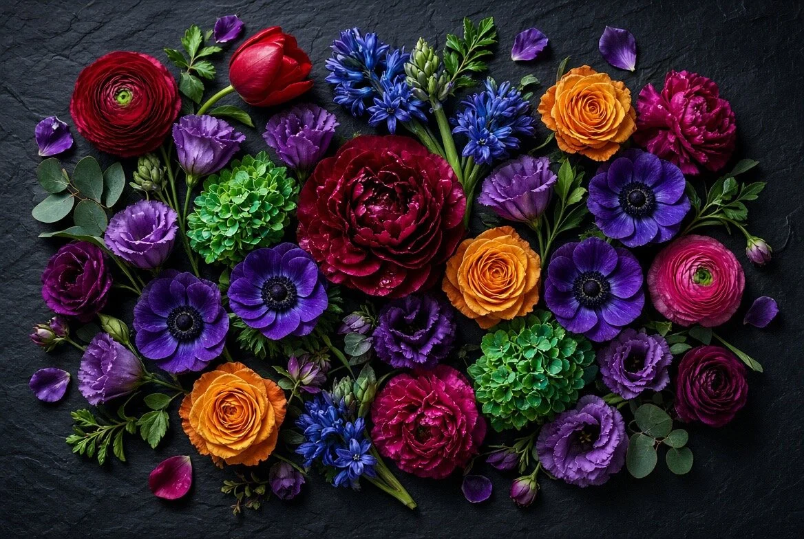 jewel_tones_flower_design_flexing_petals_seattle.JPG