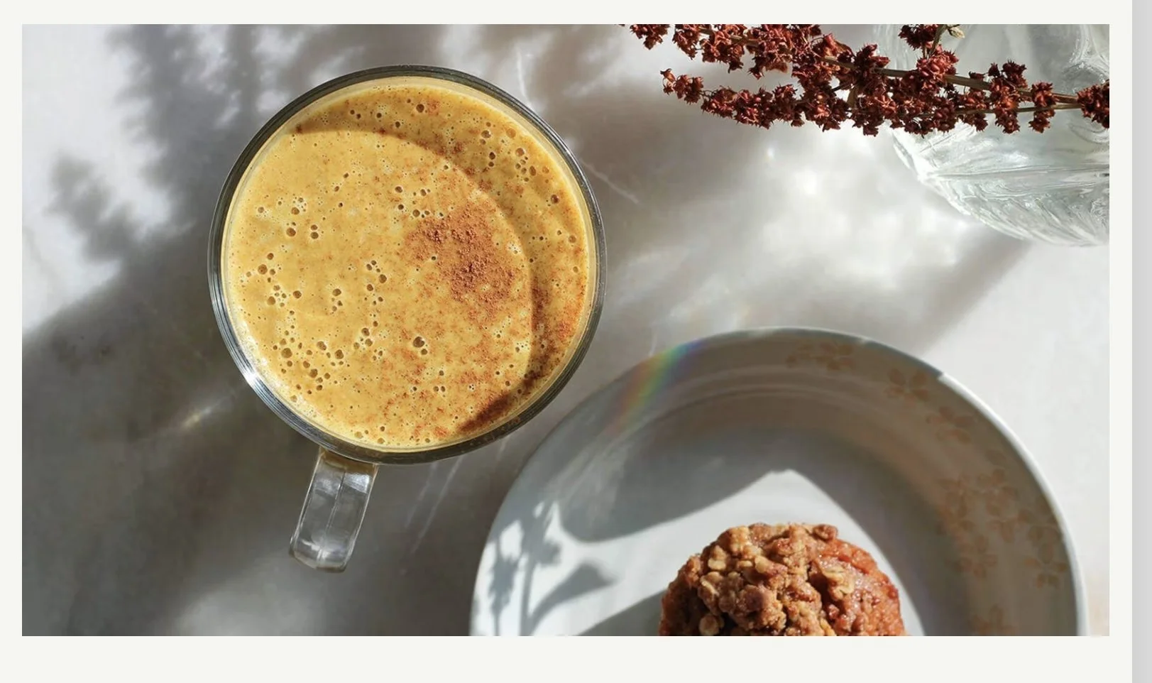 High Vibe Pumpkin Spice Latte Recipe, Styling, and Filming