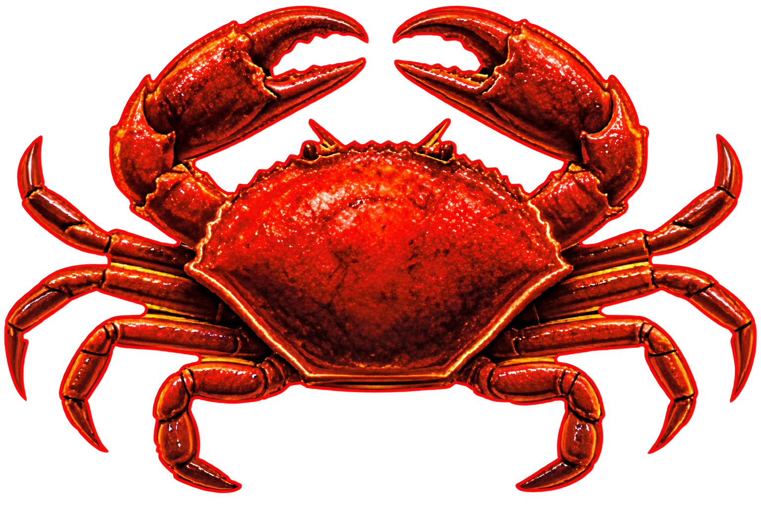 Bayou Crab Bourbon Street Crab Logo
