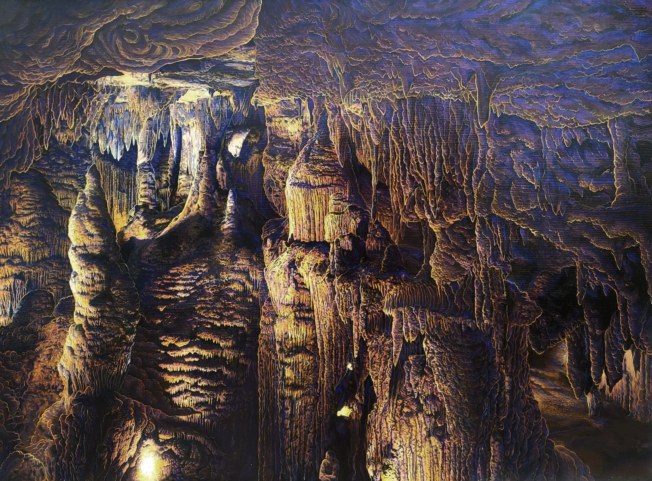 Luray. Oil and Acrylic on Panel. 30"x40". $5000