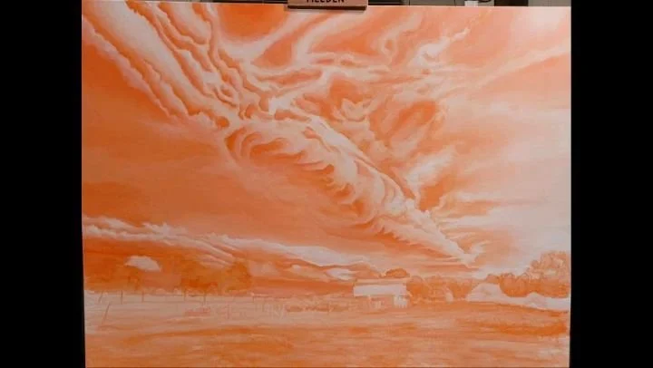 East Over Nelson's. Oil. 30"x40".