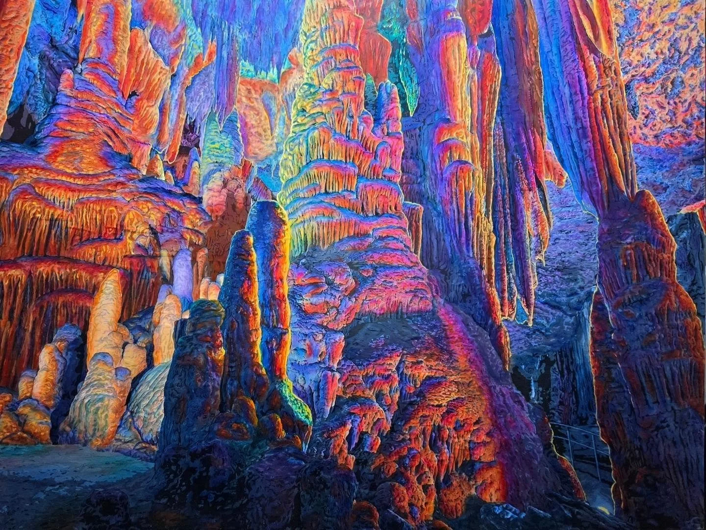 Luray II. Acrylic and Oil. 53"X40".
