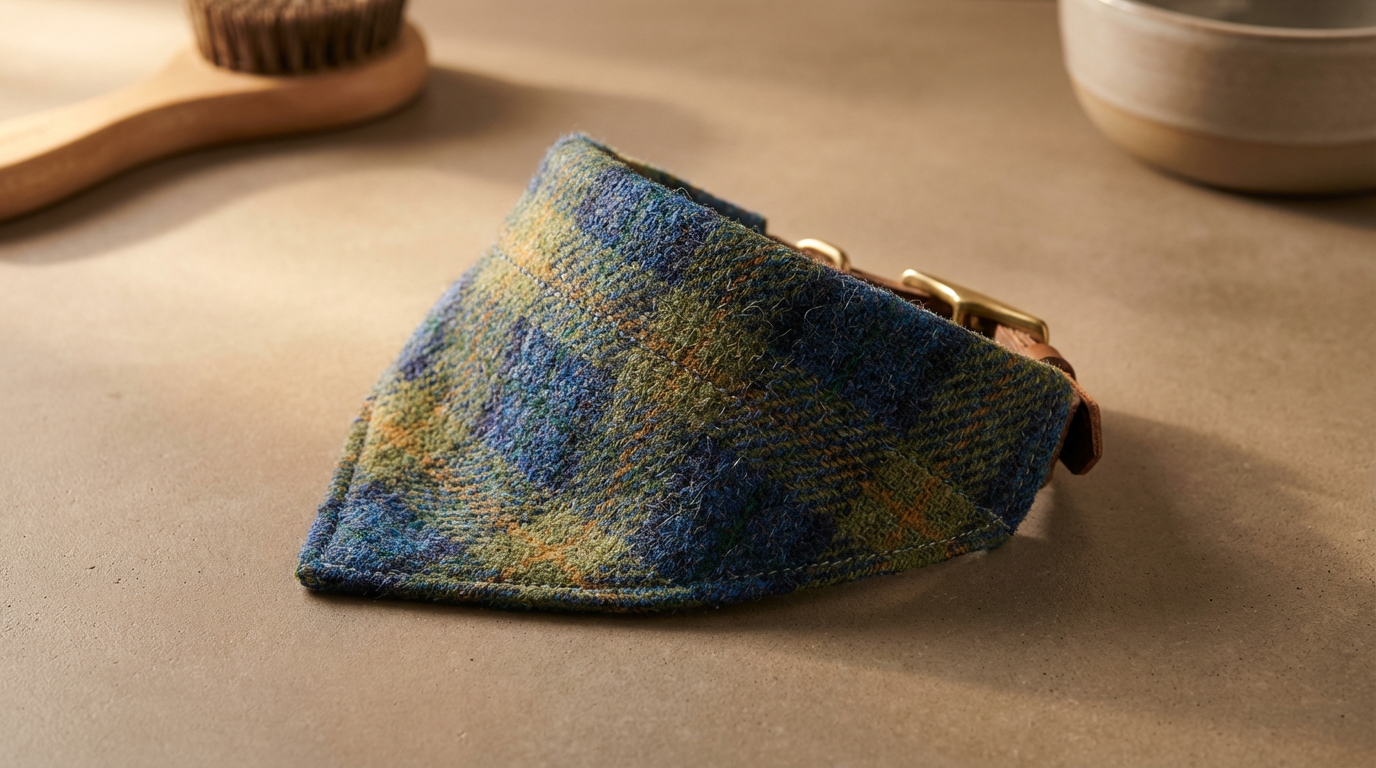 Tweed Dog Bandana