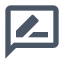 Comment icon for the copywriting category of work in the portfolio of top Bay Area copywriter Nate Davis