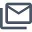 Envelope icon representing representing the email and lifecycle category of work in the portfolio of ace copywriter Nate Davis