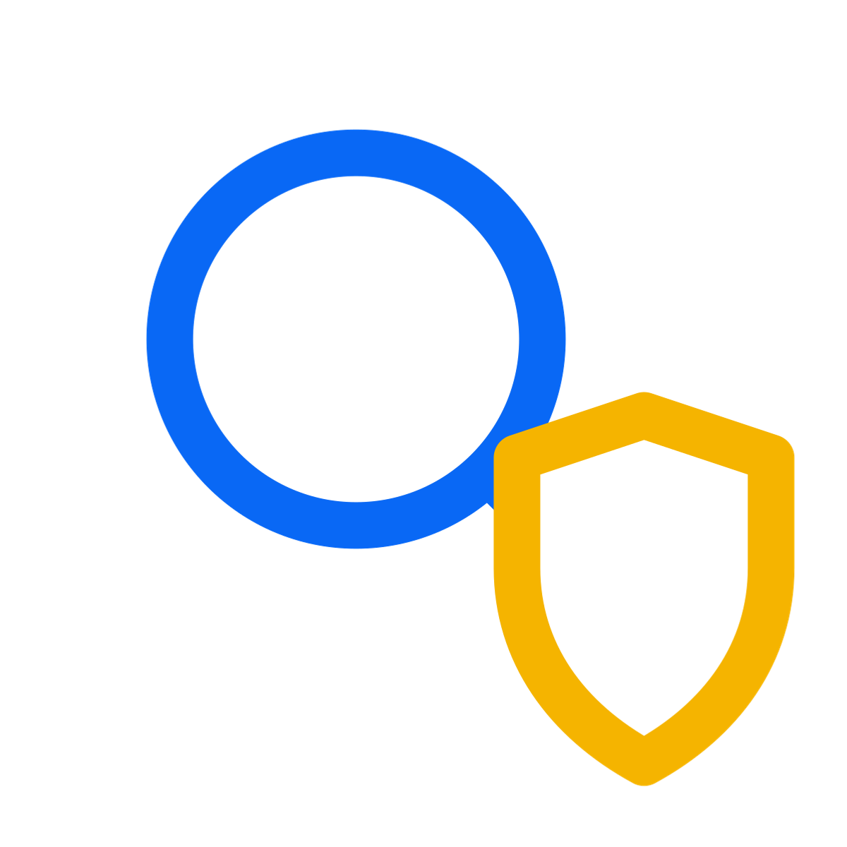 “I compare” icon: comparing insurance quotes from multiple companies to find the right fit