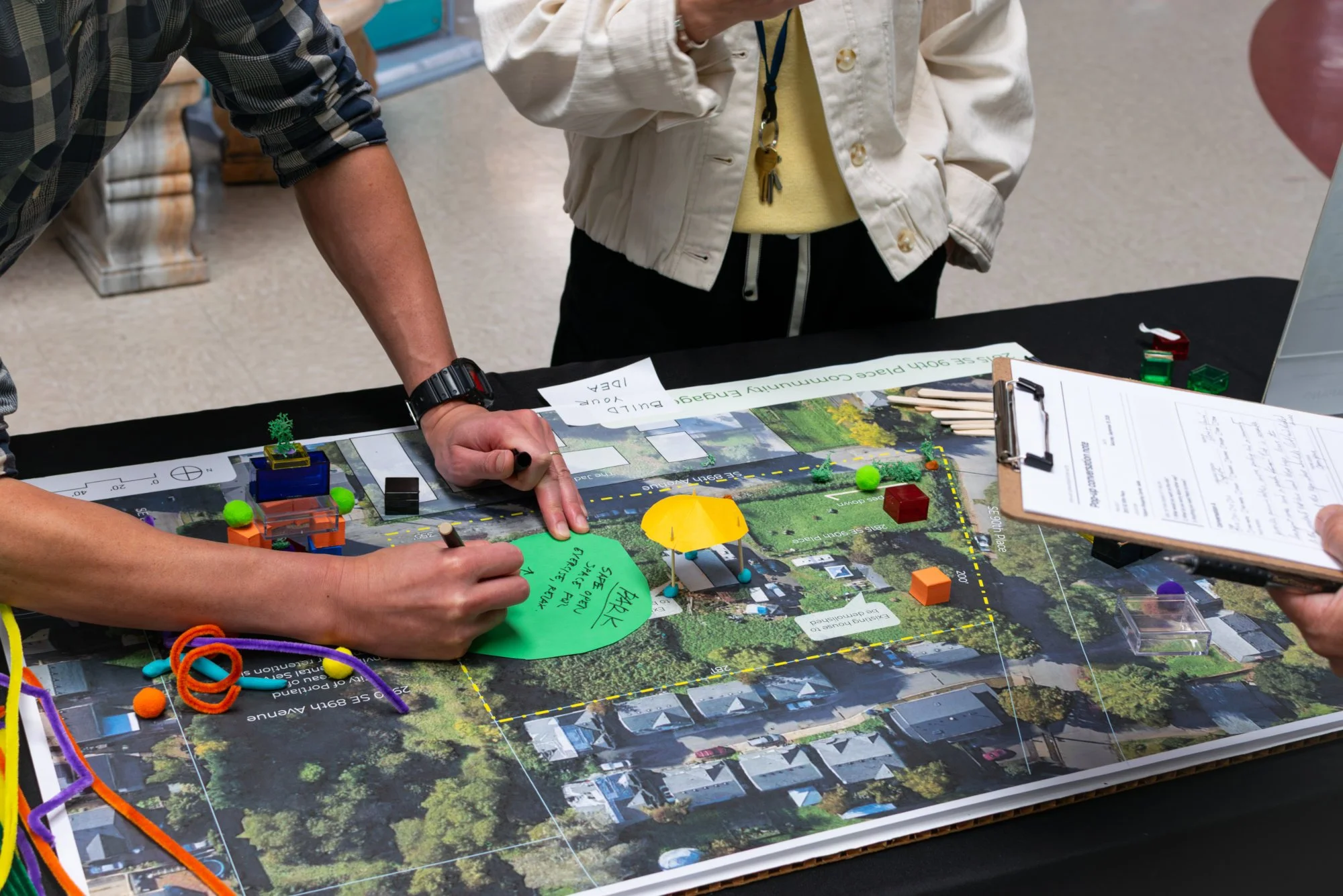 Envisioning a public park on SE 90th Place.