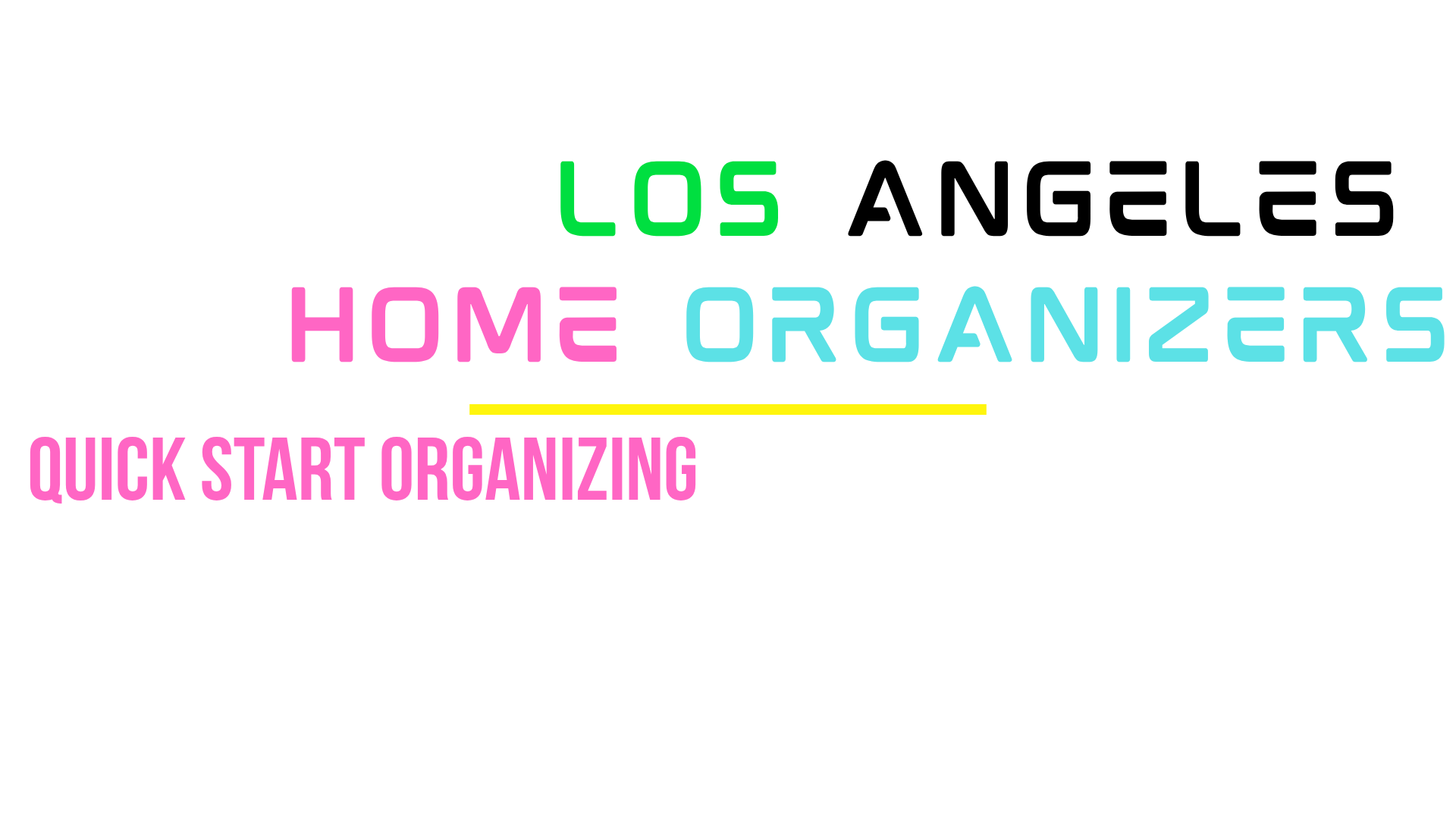Los Angeles Home Organizers