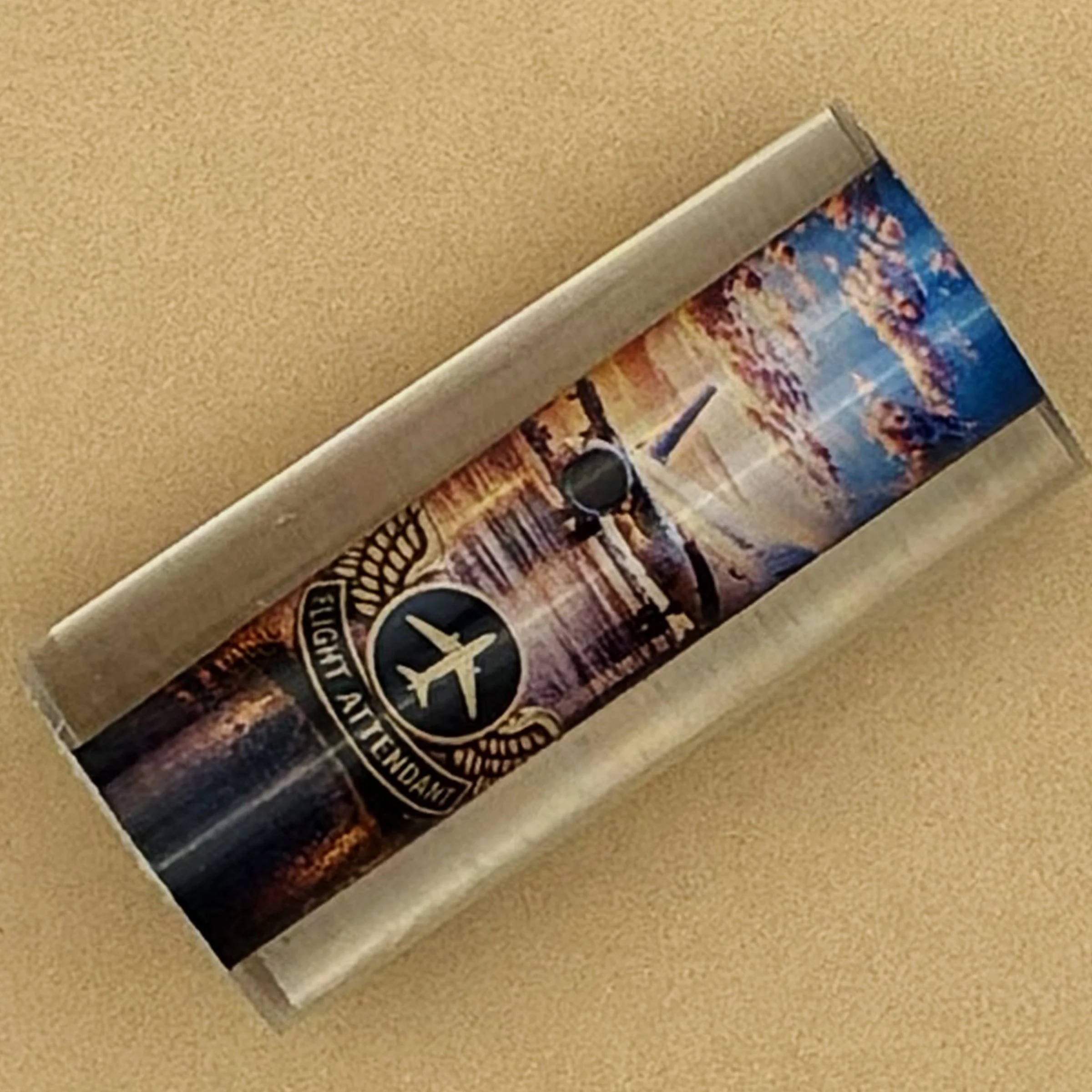 Wings of Service | Flight Attendant Pen Blank | Aviation Wings | Alumilite Resin