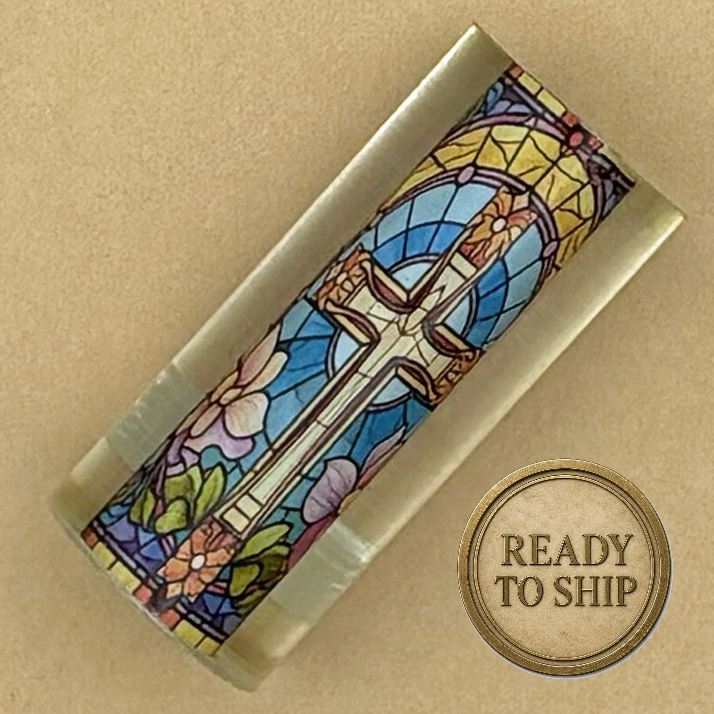 Faith in Full Bloom | Floral Cross Pen Blank For Sierra Twist Pen