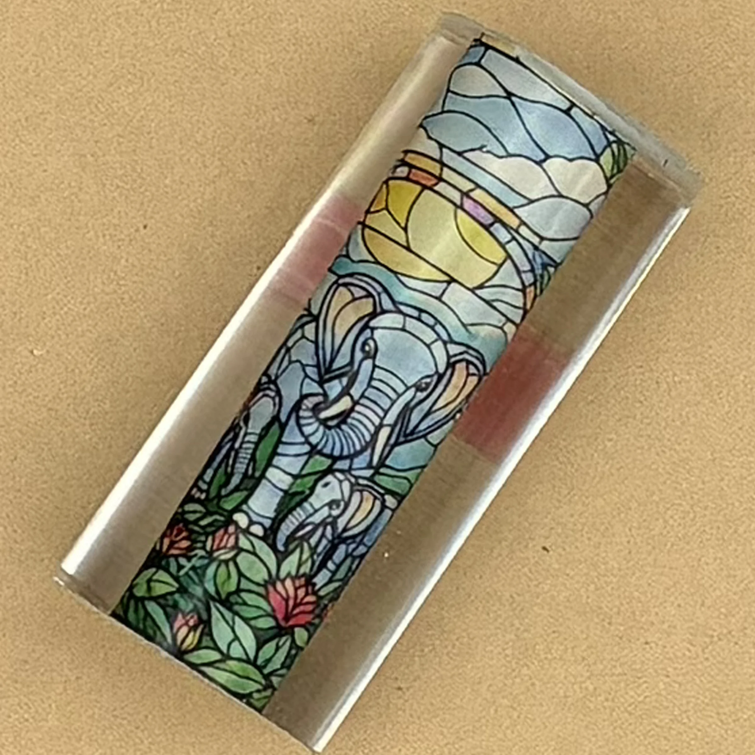 Custom Alumilite Acrylic Elephants Pen Blank