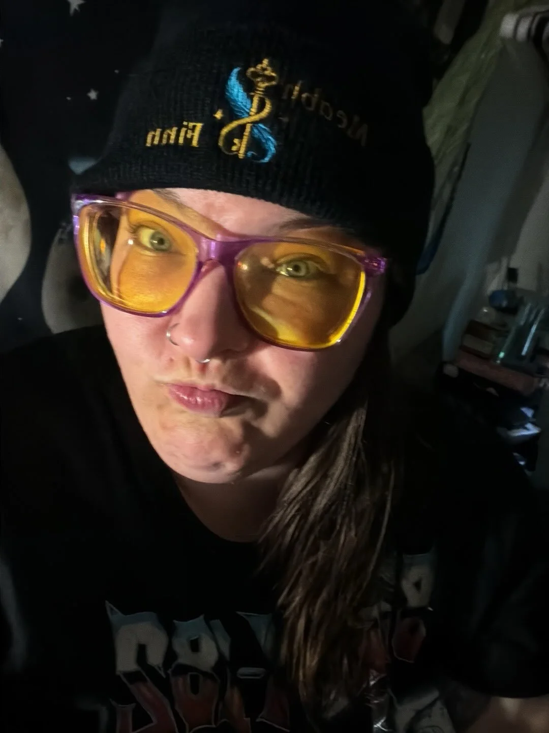 Shameless plug because my Meabh &amp; Finn merch arrived, and I&rsquo;m obsessed. 🥹💚 It looks amazing, feels so nice, and I love getting to wear a little piece of the magic Finn and I share at fest.

If you&rsquo;d like to support us or snag someth