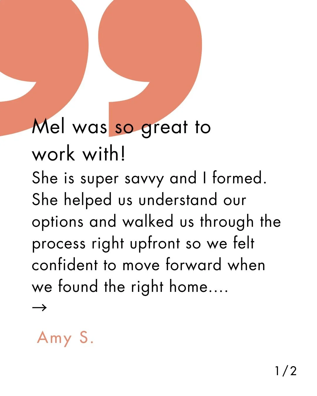 So grateful for the kind words, Amy, thank you! ❤️

Helping buyers feel informed and confident before they find the right home is such an important part of the process. I&rsquo;m always grateful to be trusted to guide people through something this bi