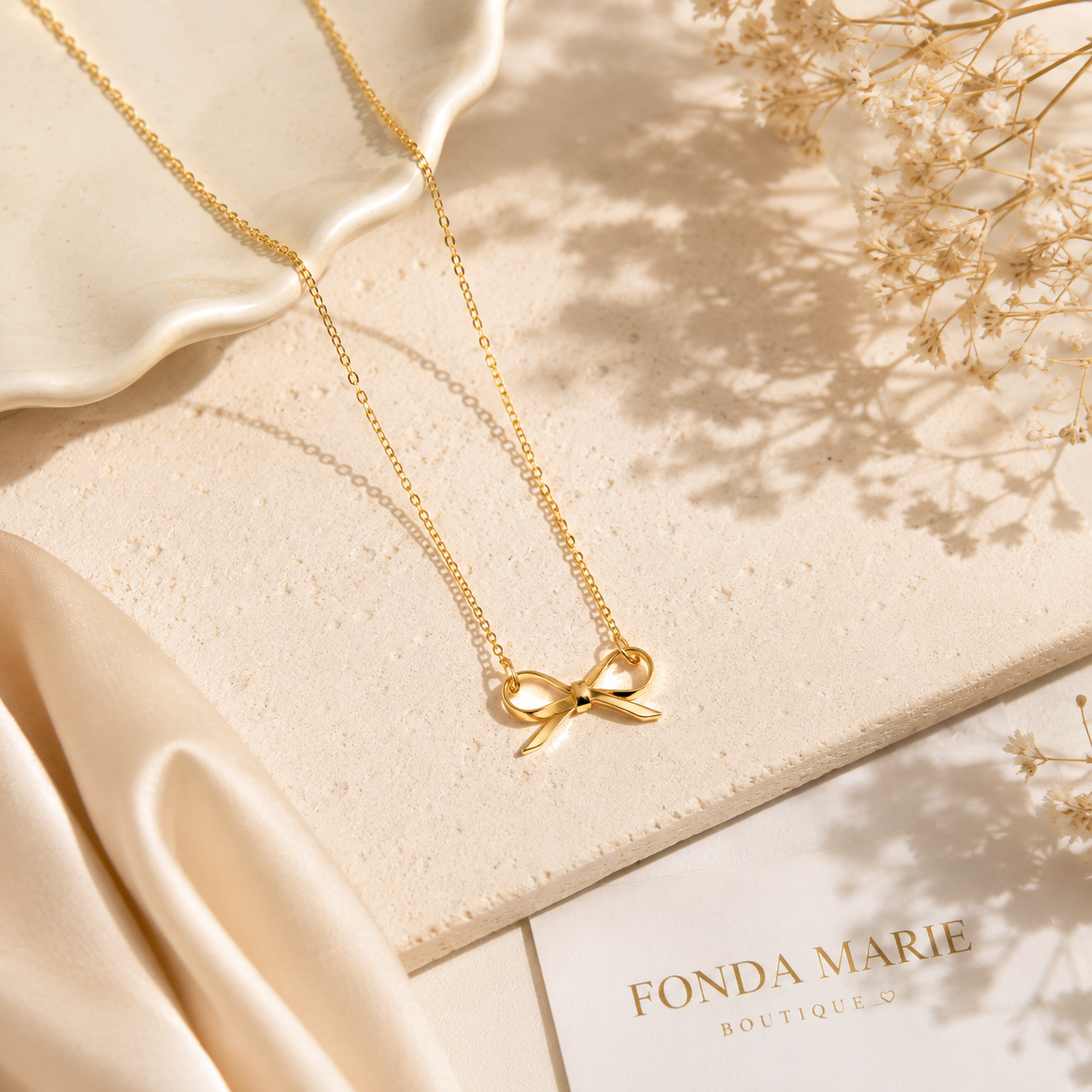Pretty in a Bow Necklace