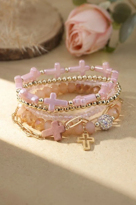 Cross Bracelet Set