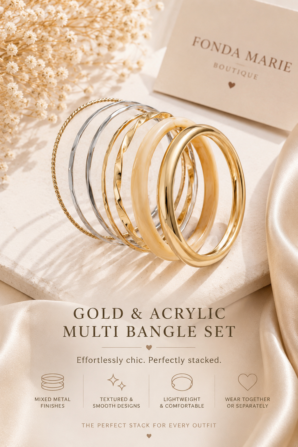 Golden Hour Bangle Set