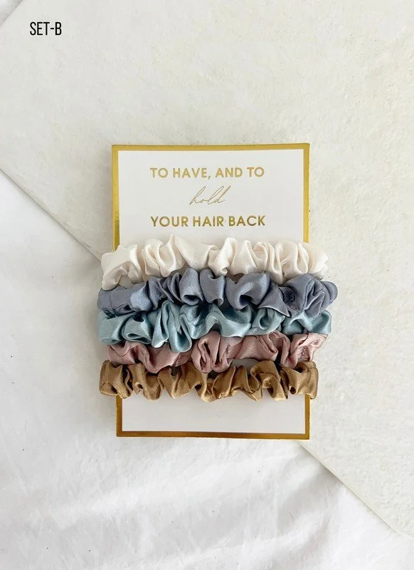 Everyday Satin Scrunchie Set