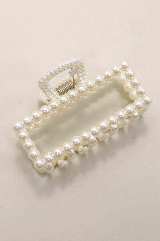 Pearl Hair Claw Clips