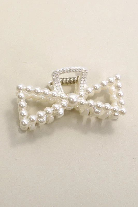 Pearl Hair Claw Clips