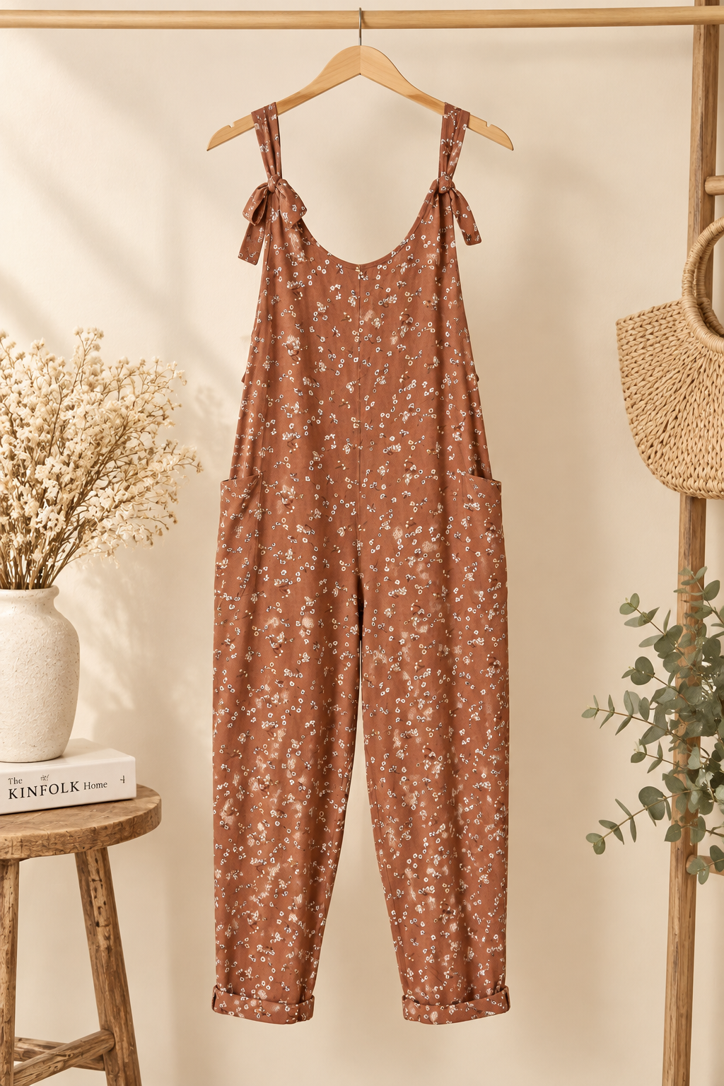 Brown Floral Jumper