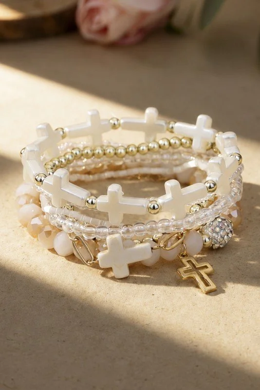Cross Bracelet Set