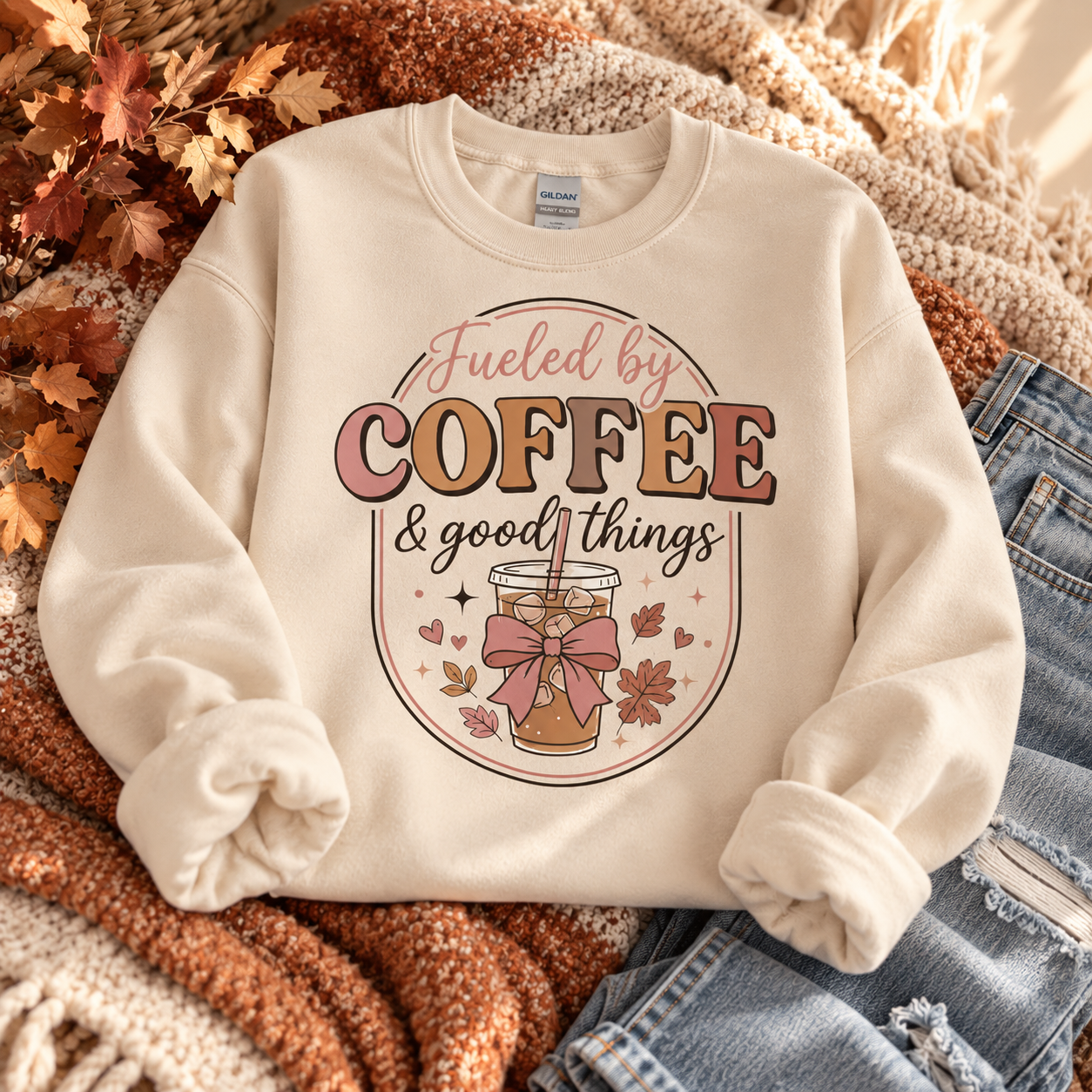 Fueled by Coffee & Good Things Crewneck