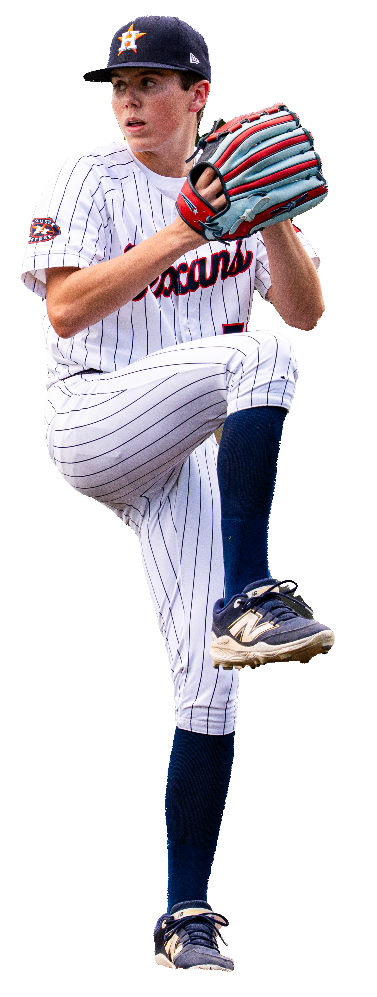Parker Ford, a high school left-handed pitcher from Houston, Texas who pitches for Second Baptist School and Houston Texans/Astros Scout teams.