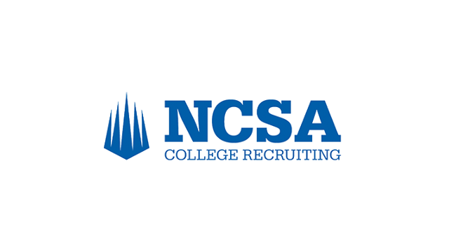NCSA College Recruiting logo with a stylized blue graphic and text.