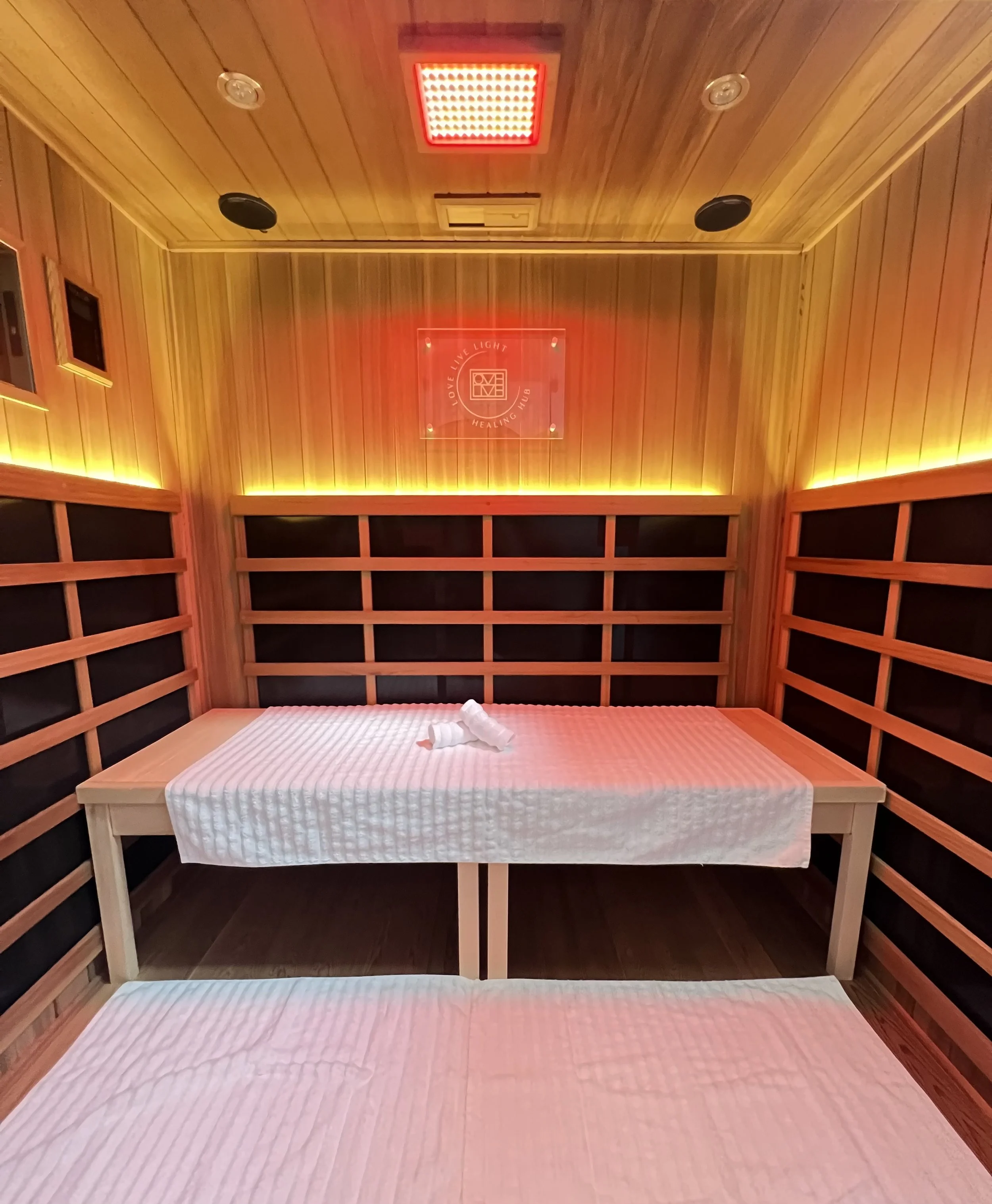 Large Private Full Spectrum Infrared Sauna Suite Cardiff