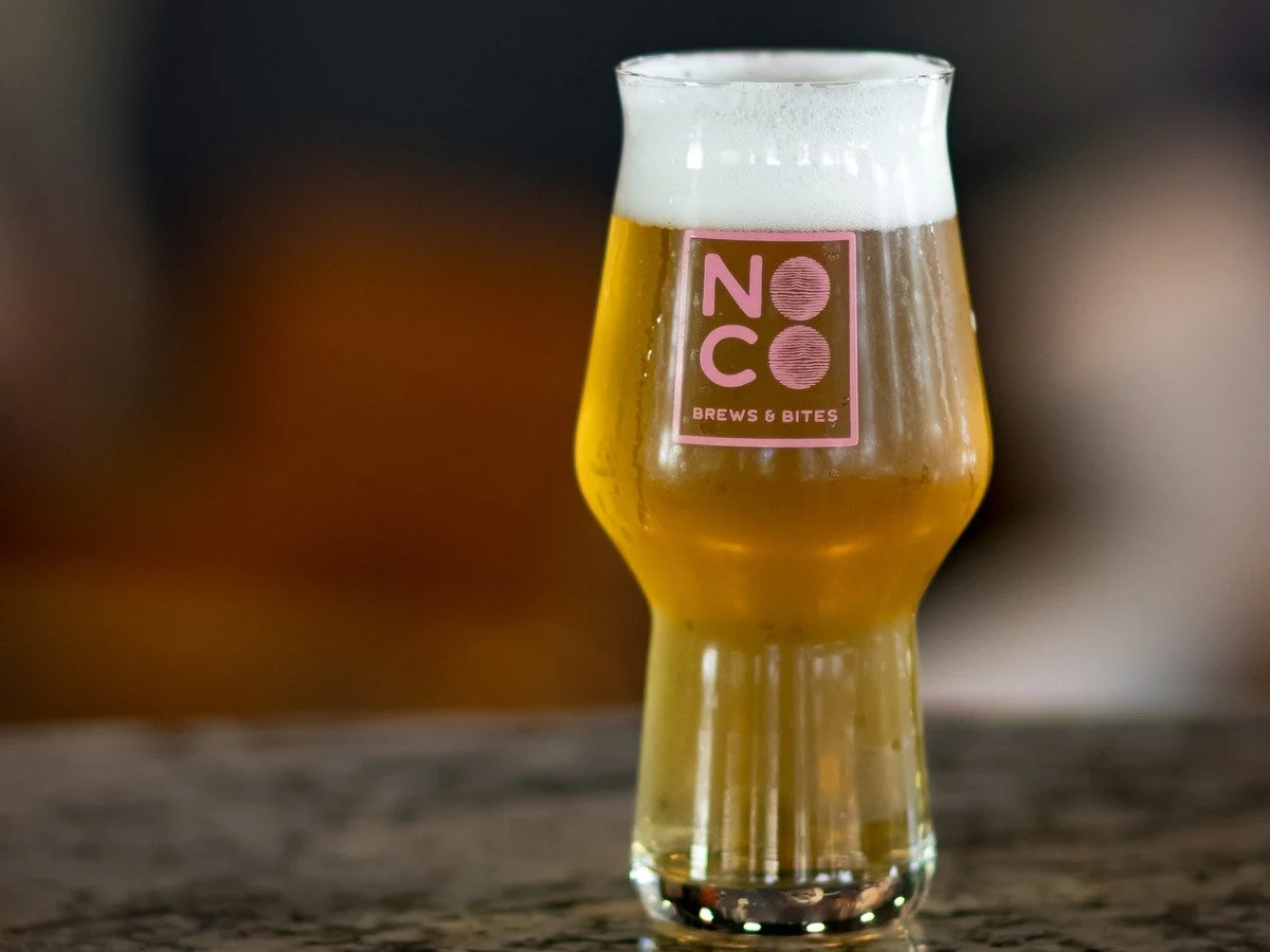 House-brewed craft beer at NOCO Brews & Bites in Raleigh