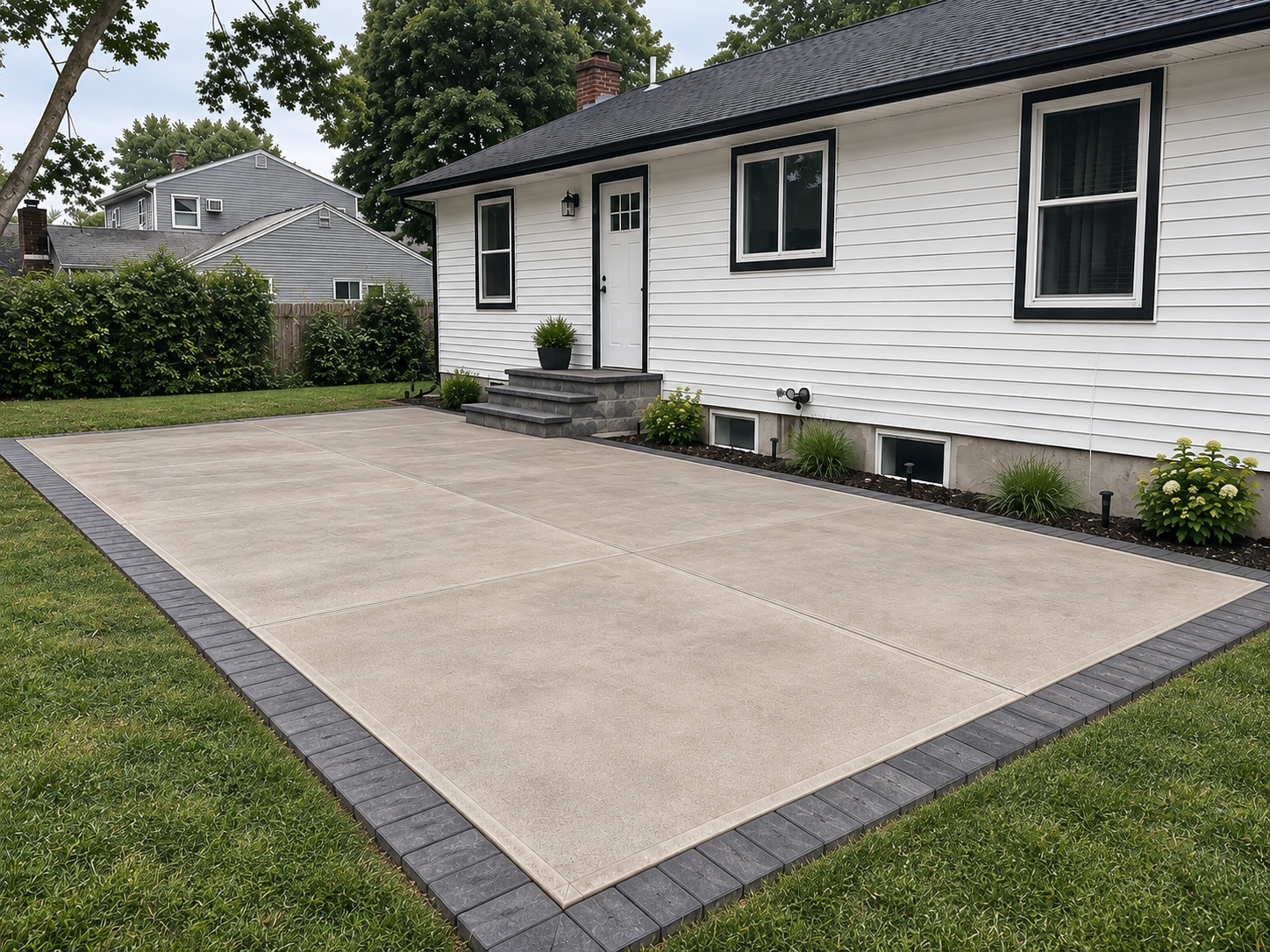 Concrete Slab and Paver 