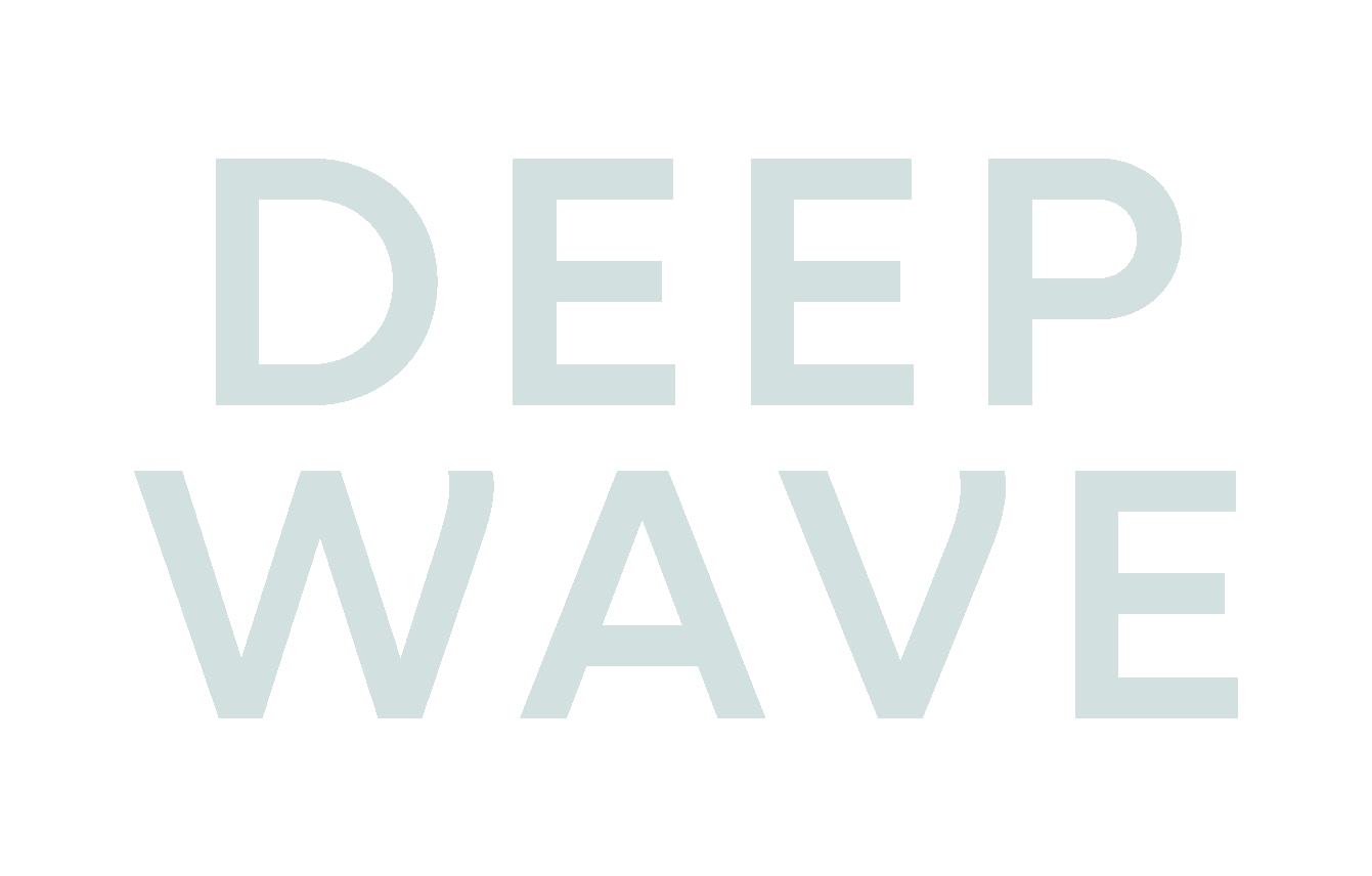 Text saying 'Deep Wave' with a light background