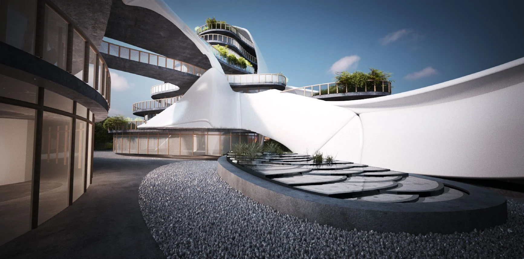Zimaling Village Courtyard Walkway Render.jpg