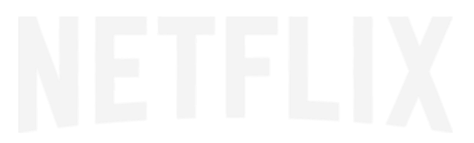 Netflix logo in black and white.