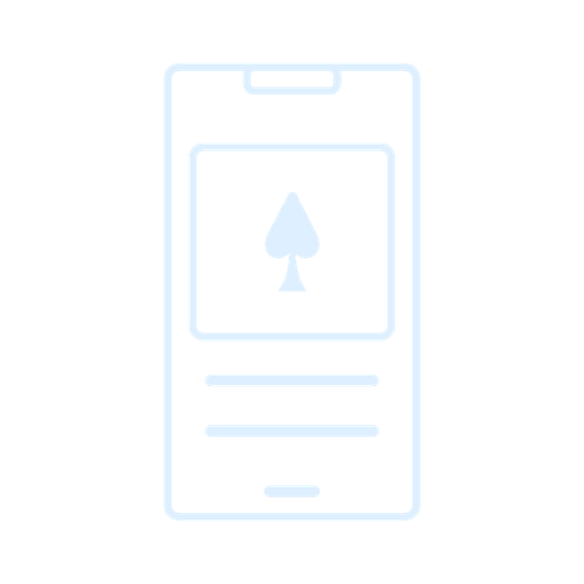 Illustration of a branded social media post on a phone screen, representing Jac Money's social media templates.
