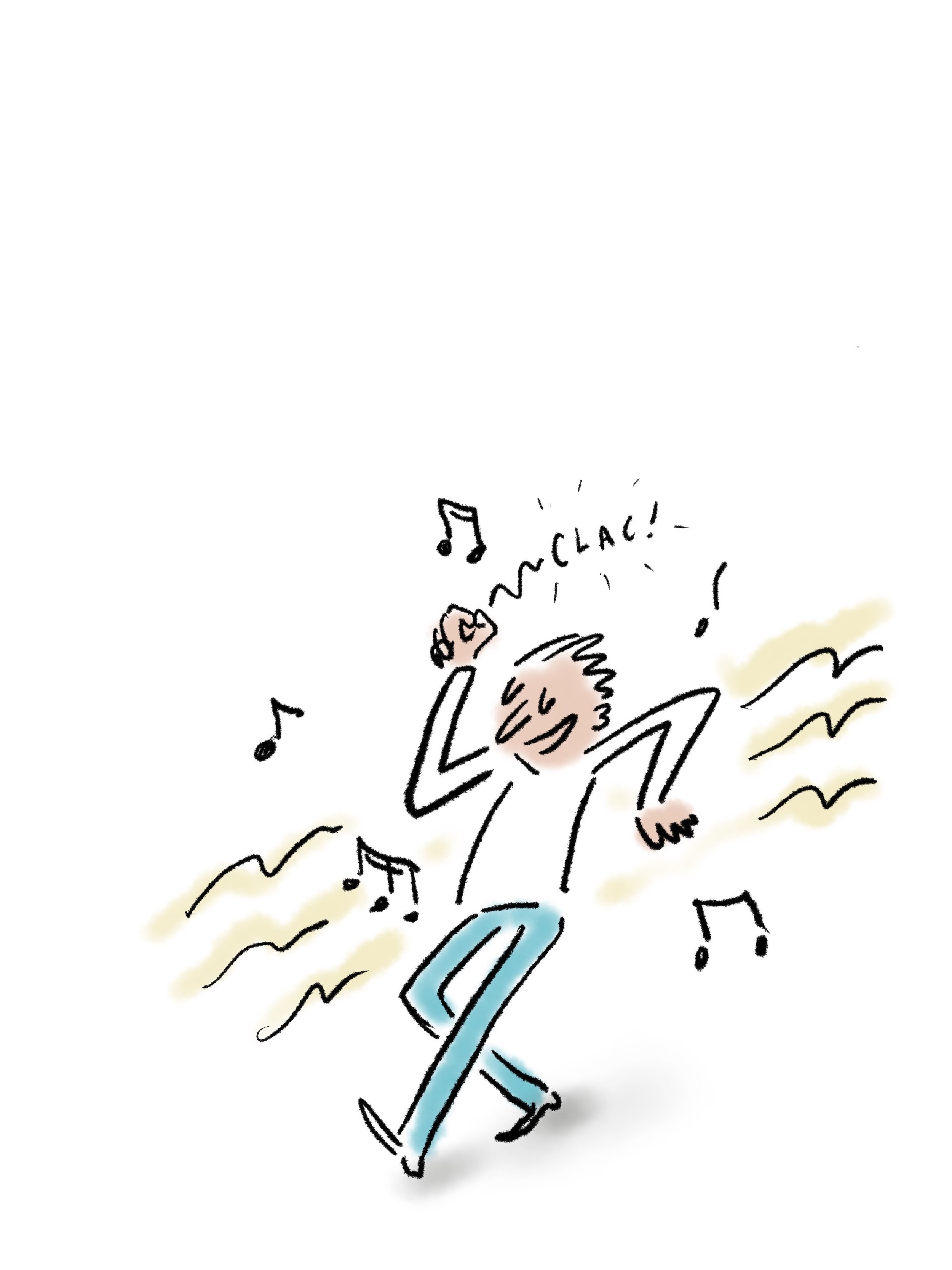 Dancing like nobody&rsquo;s watching 🕺

#illustratedbychris #procreate #illustrationsketch #dancemachine