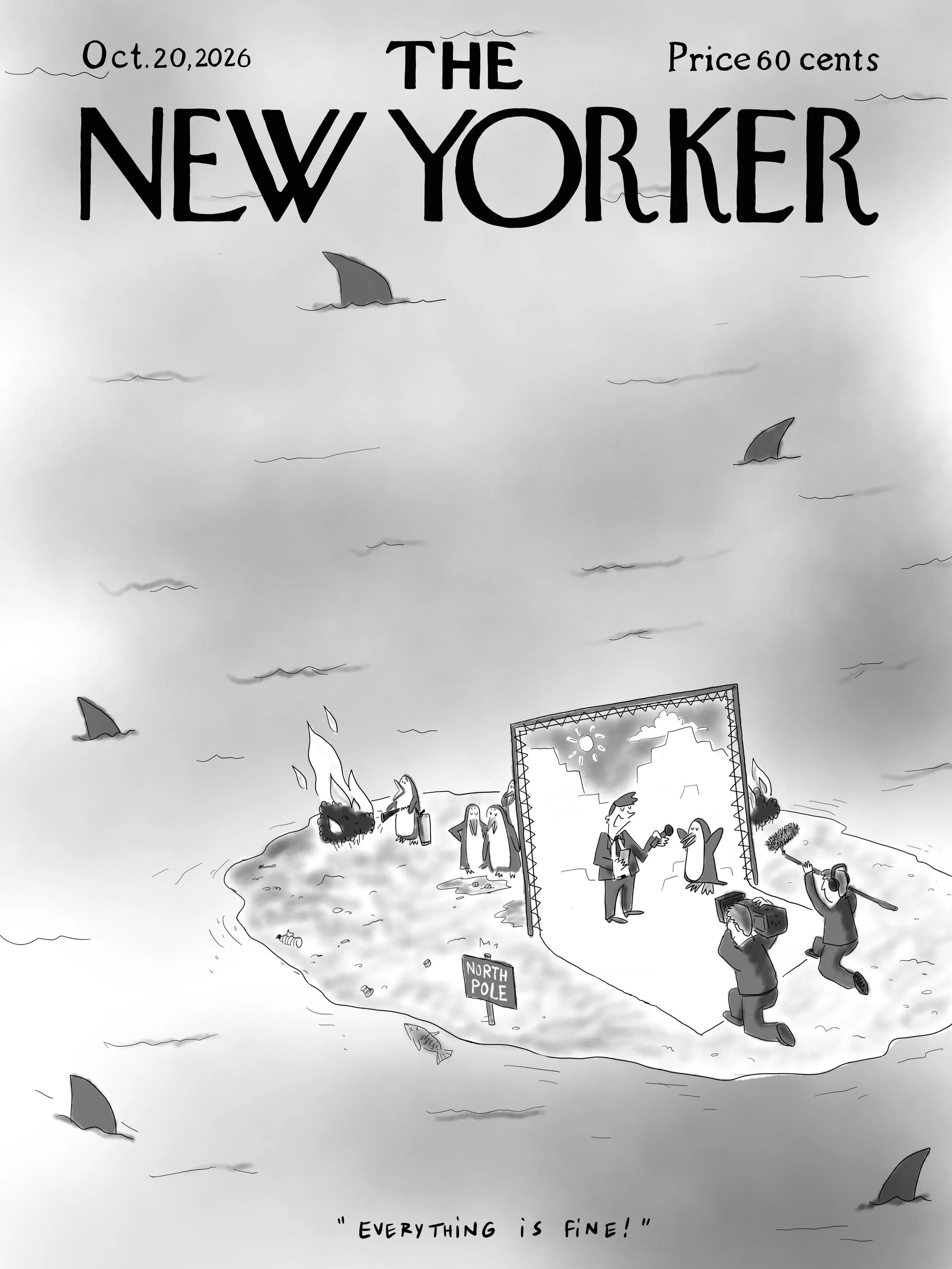 Everything is fine, keep shooting 🥶

#climatecrisis #illustration #cartoonist #illustratedbychris