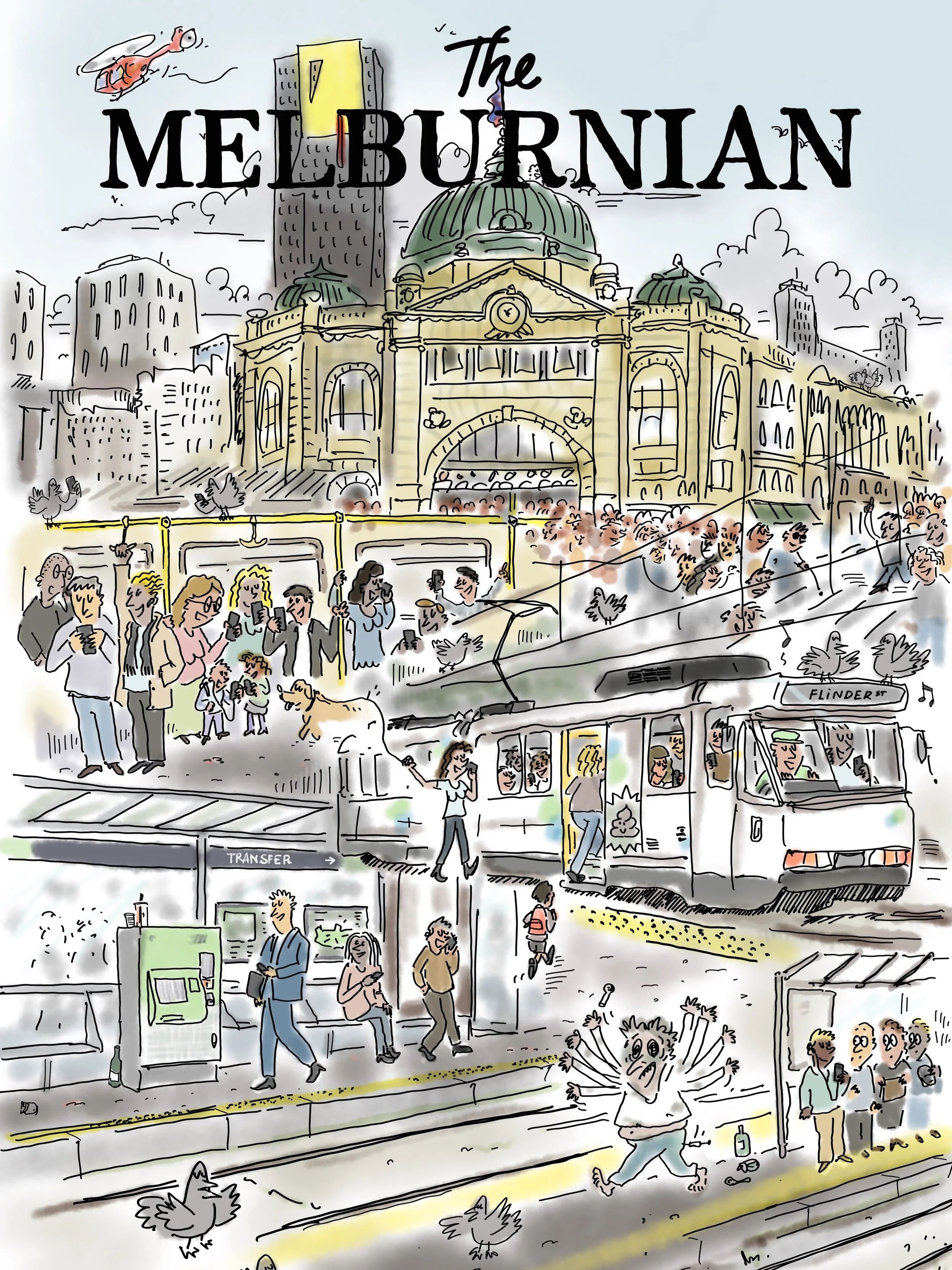 Flinders St station illustrated 

#flinderstreetstation #melbourneillustrator #procreate #melbourneillustrated