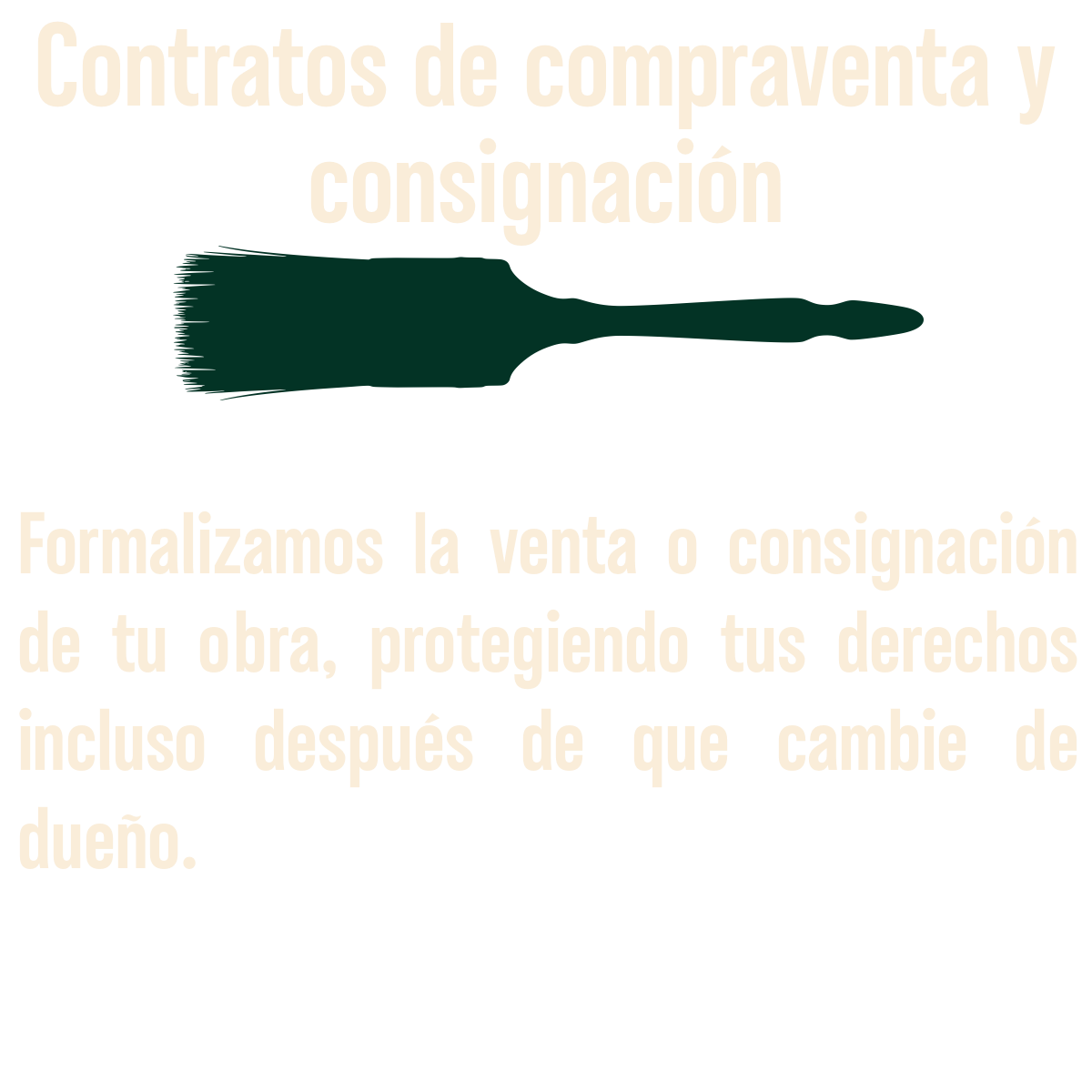 Información sobre contratos de compraventa y consignación