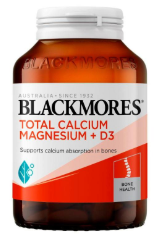 Blackmores Total Calcium Magnesium + D3 Tablets 125 Pack