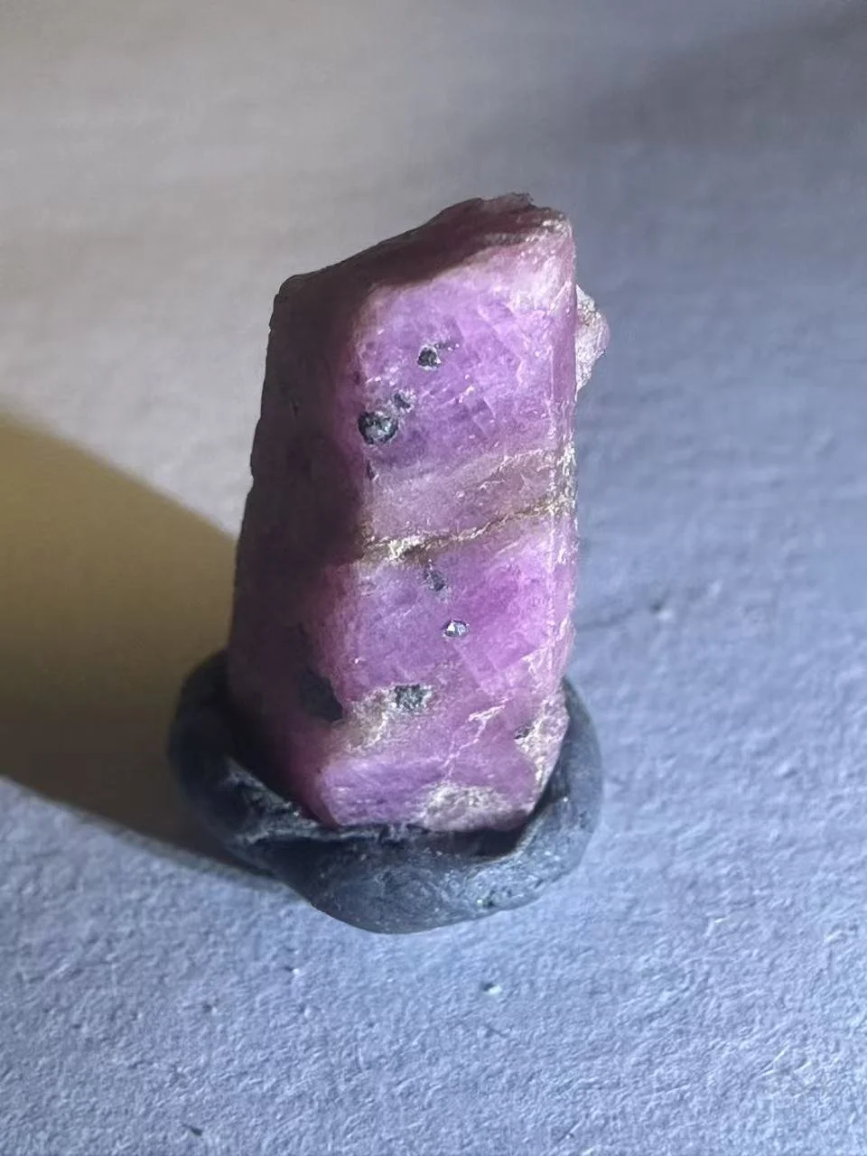 Red corundum