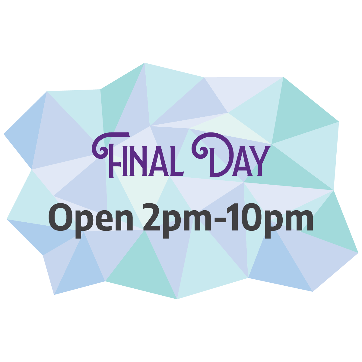 Final day of the season - Open until 10pm