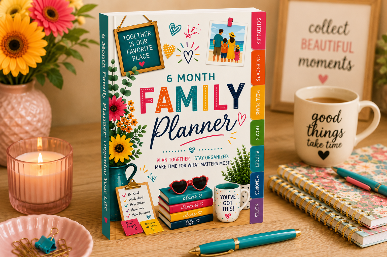 6 Month Family Planner
