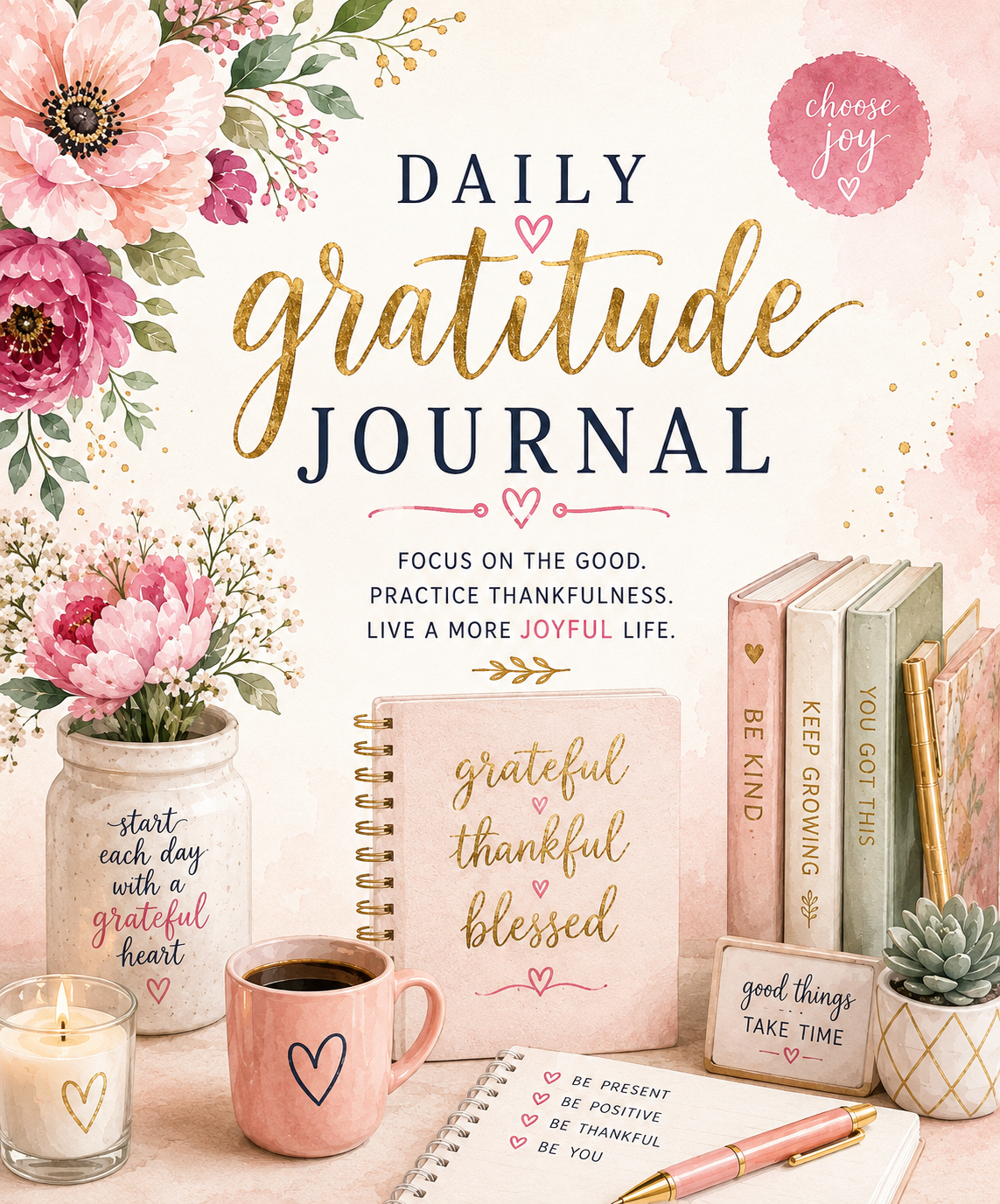 Daily Gratitude Journal for Women
