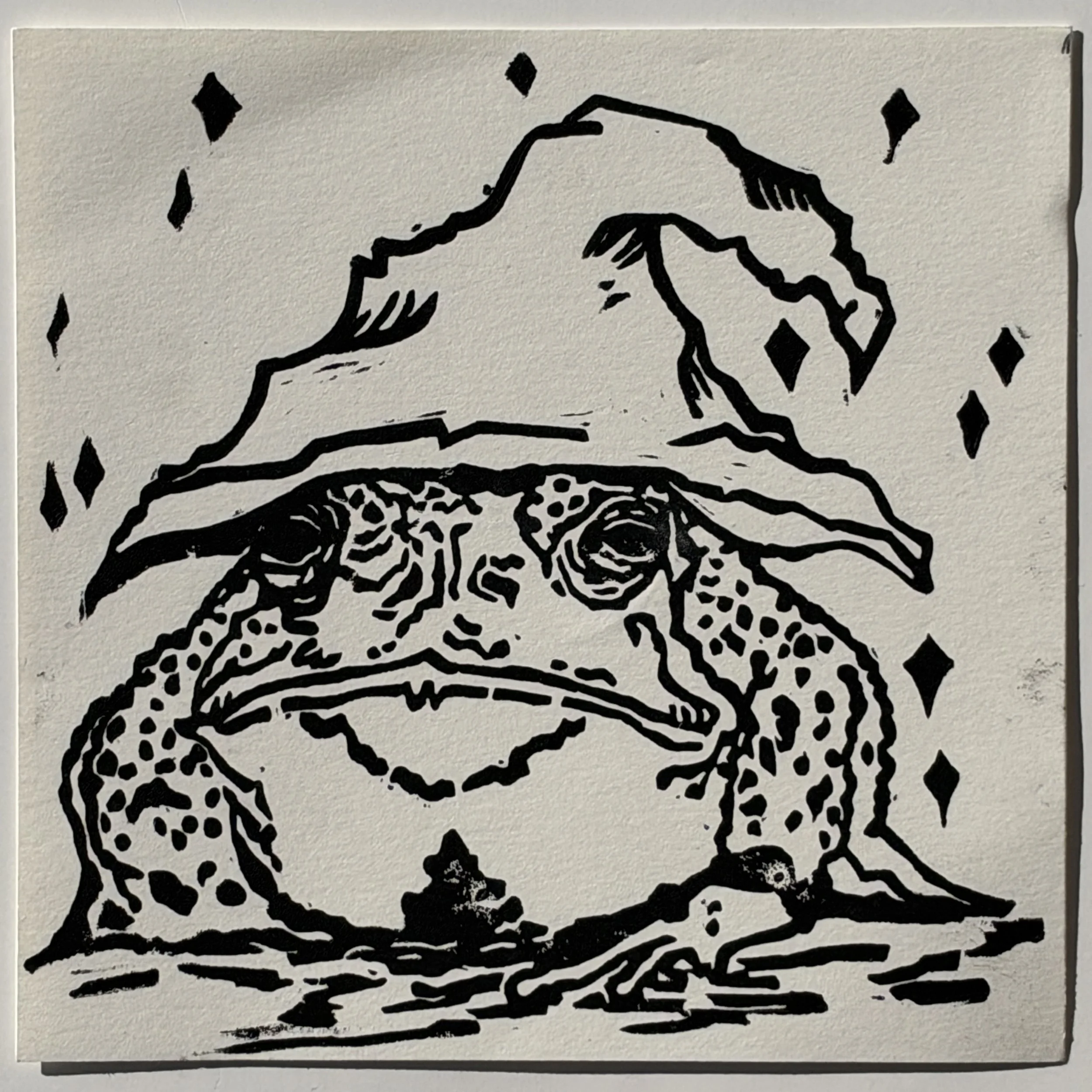 Halloween Card: Magic Toad Trevor